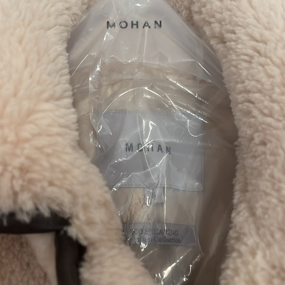 Mongrels Cream Faux Shearling Toggle Jacket - Picture 5 of 5